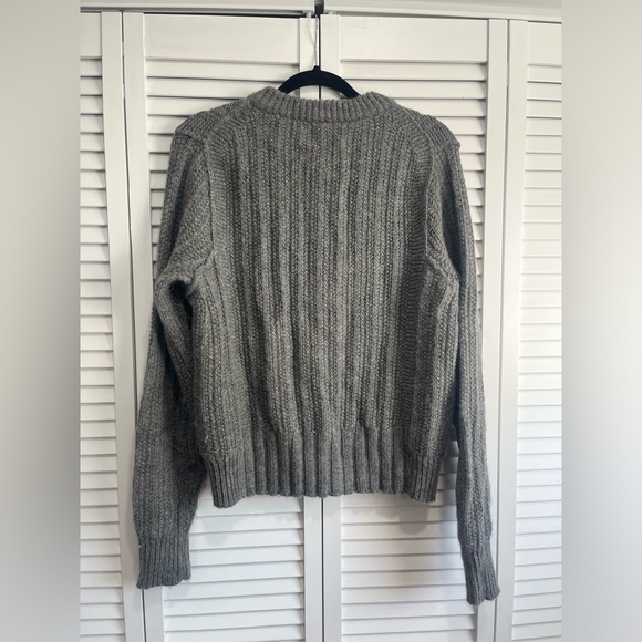 MARC JACOBS Knit Cardigan with Jeweled Buttons in Gray - Picture 2 of 5